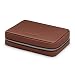 Woolnut Tech-Organizer aus Leder für Apple Zubehör - Cognac Braun