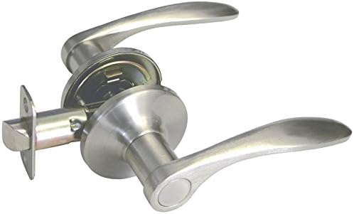 Satin Nickel Passage Door Lever Handle Knob (Hall and Closet) 836DC