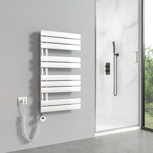 Meykoers Handtuchheizkörper Elektrisch 899 x 500mm mit Heizstab...