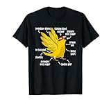 Simpatico design anatomico del pappagallo Lutino Kakariki giallo per gli amanti degli uccelli e il proprietario di pappagalli che conoscono i meme della vita degli uccelli. Con il loro creatore di pasticci, dispositivi di prepulsione, carrello di atterraggio, cuore amorevole, nessuna zona toccante e scatola di urlo.