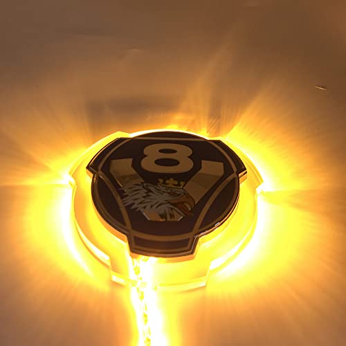 Illuminated LED Light Car Front Grille Grill Emblem Ford F-150 Raptor 11 1x Griffin V8 Logo Fit For Truck Custom Front Grill Grille Emblem Badge With Orange 24V LED Strips Lighting For Decoration