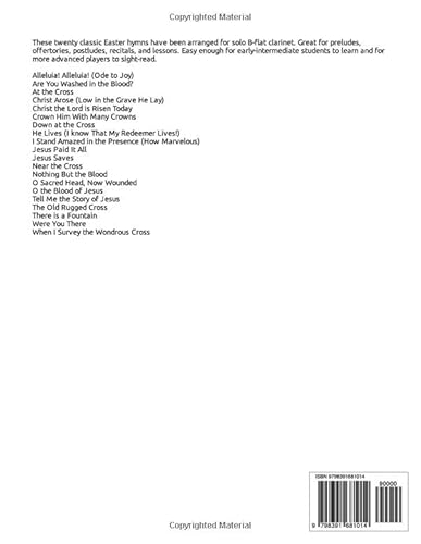 20 Easter Hymn Solos for Clarinet: Vols. 1 & 2