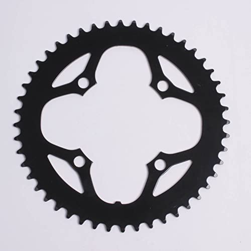 Prowheel Bike Round Chainring 104Bcd 42T/44T/46T/48T Narrow Wide Chainring Single Black Chainring For 6 To 12 Speed Mtb E-Bike Electric Bicycle (48T) #TOP1