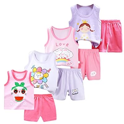 XM-Amigo 8 Paquetes Chalecos sin Mangas para Niñas Camisetas y Pantalones Cortos Conjuntos de Ropa | Ya disponible en tu tienda friki favorita! En mundofriki.es! XM-Amigo 8 Paquetes Chalecos sin Mangas para Niñas Camisetas y Pantalones Cortos Conjuntos de Ropa | Ya disponible en tu tienda friki favorita! En mundofriki.es!
