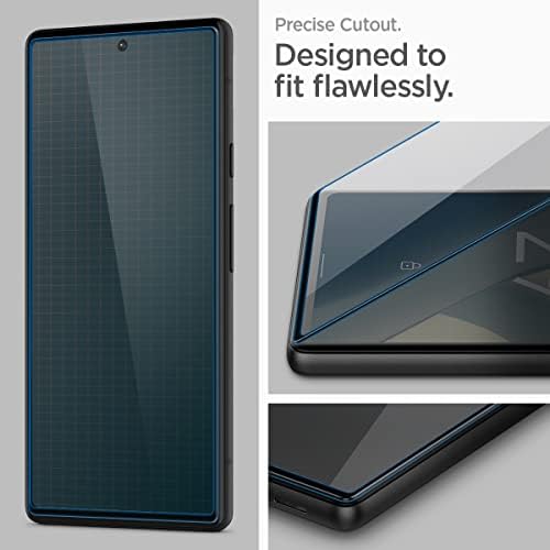 Spigen AlignMaster Full Coverage Tempered Glass Screen Protector for Google Pixel 6a - 1 Pack