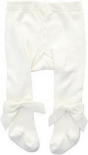 كولون بناتي شتوي قطن ليكرا مطرز فيونكه