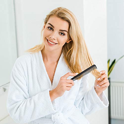6 Pieces Taper Comb Carbon Fiber Salon Hairdressing Comb Fine And Wide Tooth Comb Heat Resistant Tapering Barber Comb For Men And Women Most Hair Types #TOP5