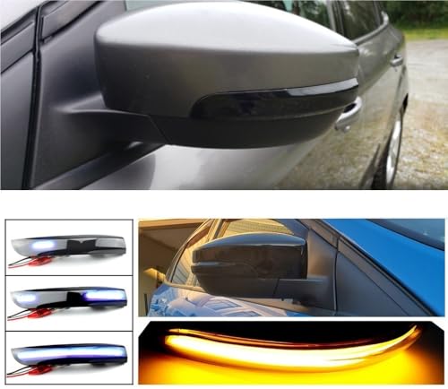 Luces señal giro dinámicas espejo retrovisor con parpadeo LED fluido 6