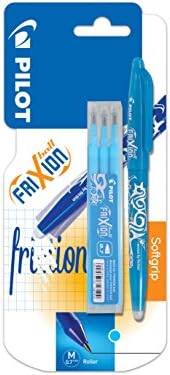 Pilot Frixion Erasable Rollerball Set 0.7 mm (Single Pen) with 3 refills - Black