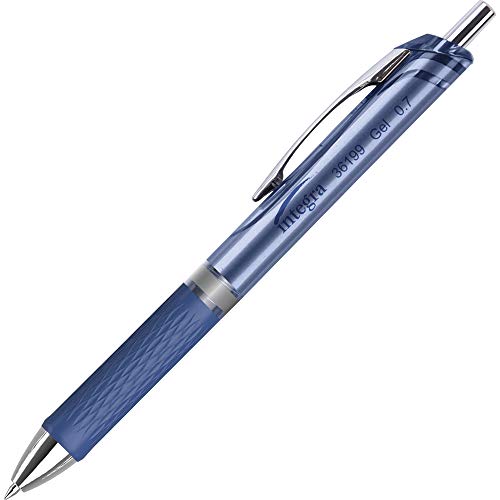 Bolígrafo Integra retráctil con tinta gel azul