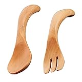 Toddmomy 1satz Kreativer Titel Teiliges Kinderbesteck Aus Holz Sicheres Tragbares Geschirrset Für Junge Mädchen Gabeln Löffel Und Leicht Für Unterwegs