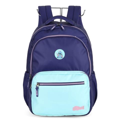 Mochila Stitch Escolar Azul