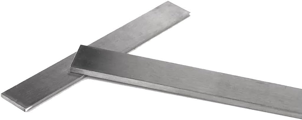 1pcs Stainless Steel Bar Plate, Length 100mm Thickness 5mm Width 10/15/20/25/30/40/50mm 304 Solid Plate/Strip(100MM-25MM)