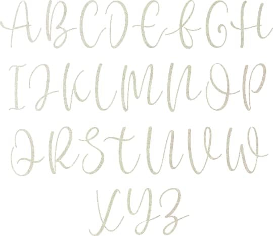Unfinished Wood Letter 4" Blank A Buttey Honey Font MDF