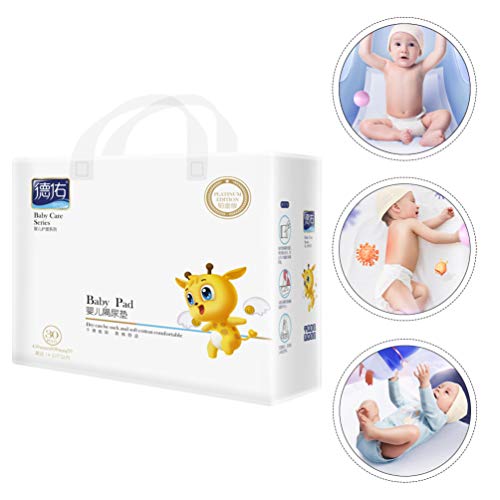 TOYANDONA 30 peças Trocadores Descartáveis para Bebês Almofada para Incontinência Impermeável Tapete