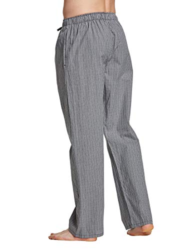 Cyz Mens 100% Cotton Pajama Pants Sleep Lounge Pajamas For Men Woven Pj Pants #TOP4