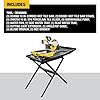 DEWALT Wet Tile Saw with Stand, 10-Inch, Corded (D24000S)