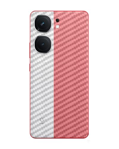 Image of Compatible with Back Skin Sticker /Vinyl wrap /Protective Film Mobile Skin by Candeal Mizhan (only Back) (iQOO, Carbon Fiber Transparent, iQOO Neo 9 Pro 5G)
