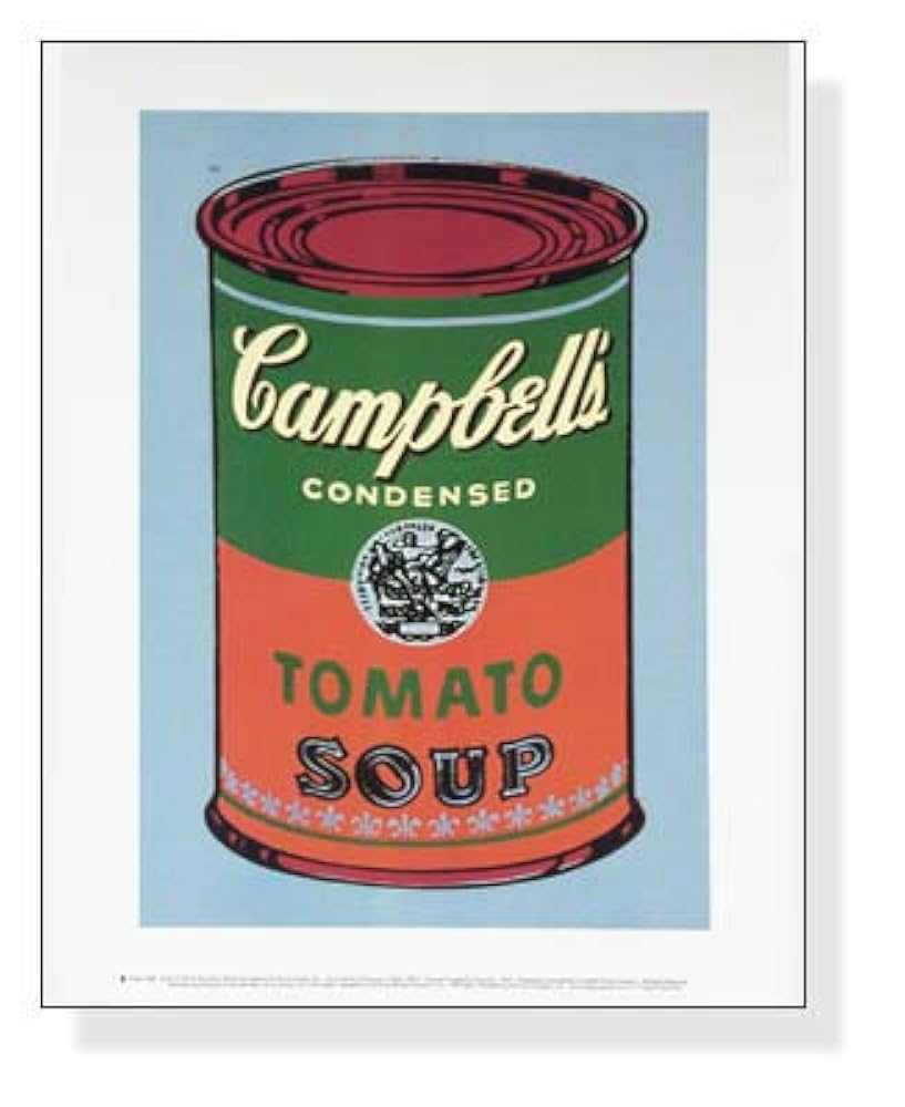 キャンベルスープ缶 トマト 1968アンディ ウォーホル アートポスター アンディ ウォーホル「キャンベル スープ(トマト)1968」展示用