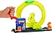 Hot Wheels Toy Car Track Set, Snake Gas Station Playset with 1:64 Scale Die-Cast Vehicle, 2 Ways to Play, Corkscrew Loop & Speed Snap Track