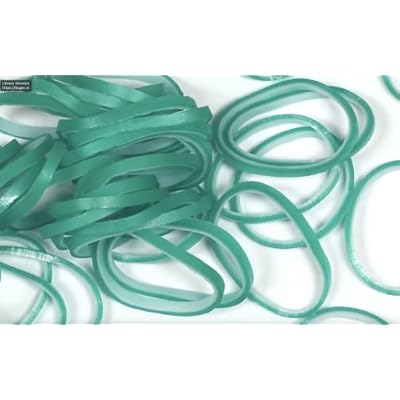 Rainbow Loom Pearl Collection: Glacier Green Rubber Bands with 24 C-Clips (600 Count)