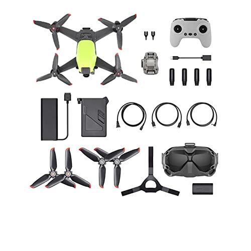 NIRAA FPV Combo 4K / 60fps Video Modos de Vuelo avanzados Súper Ancho 150 ° FOV Transmisión de Video Drone Goggles V2 (Color : FPV Combo 256G)