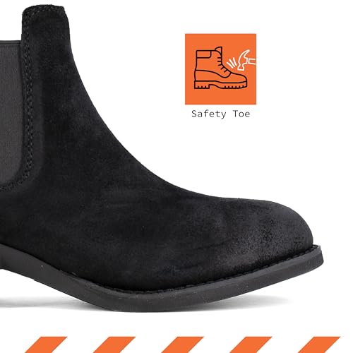 Image of Frye Supply Women's Safety-Crafted Steel Mid-Cut Chelsea Boot