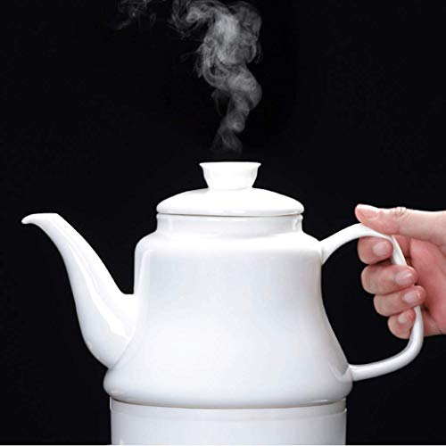 Tetera Eléctrica de Porcelana Blanca 0.8L miniatura 4