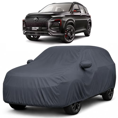 Image of Autofact Premium Car Cover for Hector | All Weather Waterproof Full Body Car Cover | Light-Weight Triple-Stitched Outdoor Shield with UV Protection, Dustproof & Heat-Resistant