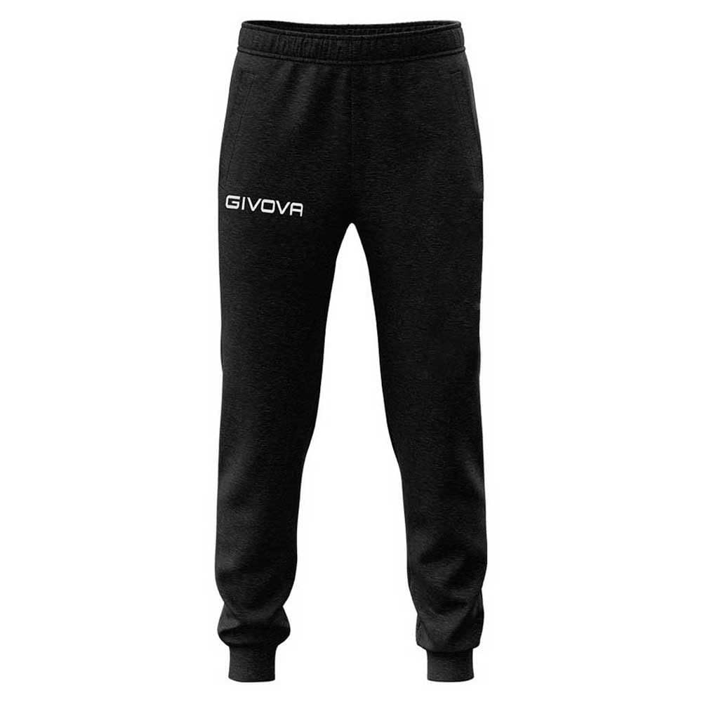 Givova Unisex Schwarz Panta Cotone King Logo Small Nero Tg. M