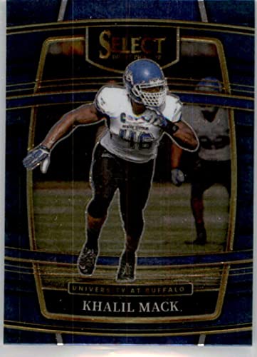 2022 Panini Select Draft Picks Retail Blue Football #99 Khalil Mack Buffalo Bulls Concourse Officially Collegiate NCAA Licensed Trading Card (Stock Photo shown, card straight from pack and box in Near Mint to Mint Condition)
