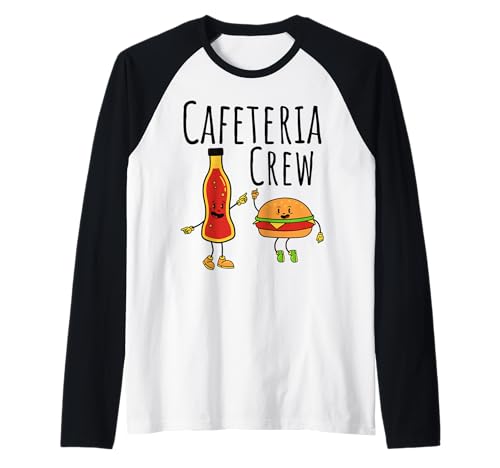 Cafetería Crew School Lunch Lady Hamburger Squad Kids 2026 Camiseta Manga Raglan