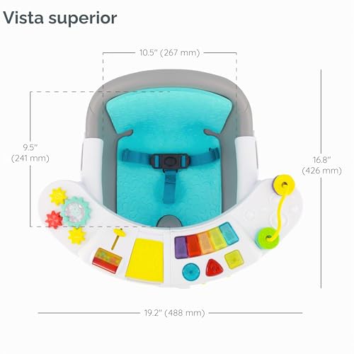 Miniatura 8 de Infantino Music And Lights 3 In 1 Discovery Seat And Booster - Growing Baby Dining Chair - With Toys And Snack Tray - For Babies And Toddlers