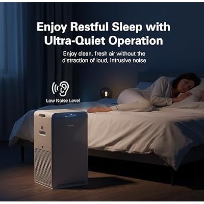 Daikin Room Air Purifier Bundle, HEPA Air Purifier with Pre-filter, Carbon, and UVC LED Light Filtration, Zero Ozone, CARB Certified, Includes 1 set of Replacement Filters