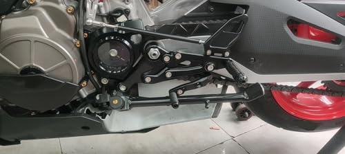 Repose-pieds réglables pour RS660 et Tuono 660 commande reculée moto - 6