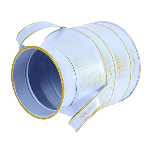 Cabilock Cubo De Flores De Hierro Jarrón Decorativo Práctico y Duradero para Decoración