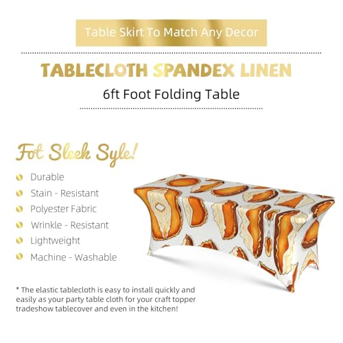 Housse de table extensible rectangulaire pour protéger et décorer vos buffets - 6
