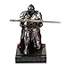 Amoysanli Medieval Armored Warrior Wearing Outerwear, Mobile Phone Stand Knight Pen Holder Desk Organizers, Resin Bookends Paperweight with a Letter Opener for Desk (Iron)