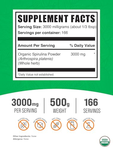 Bulksupplements LMOQHZE Organic Spirulina Powder thumb #4