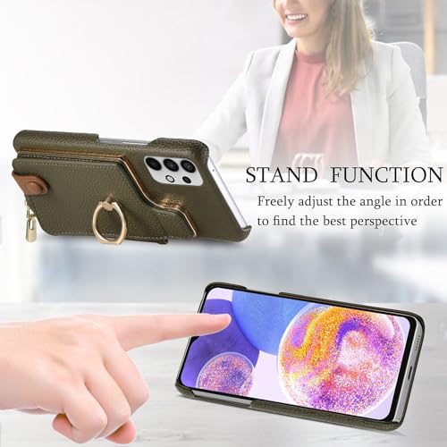 Coque de protection Samsung A23 antichoc portefeuille avec béquille - 3