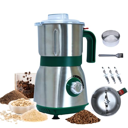 Electric Spice Grinder with Removable Blades