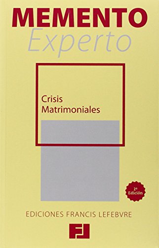Memento experto crisis matrimoniales (Mementos Expertos) Memento experto crisis matrimoniales (Mementos Expertos)
