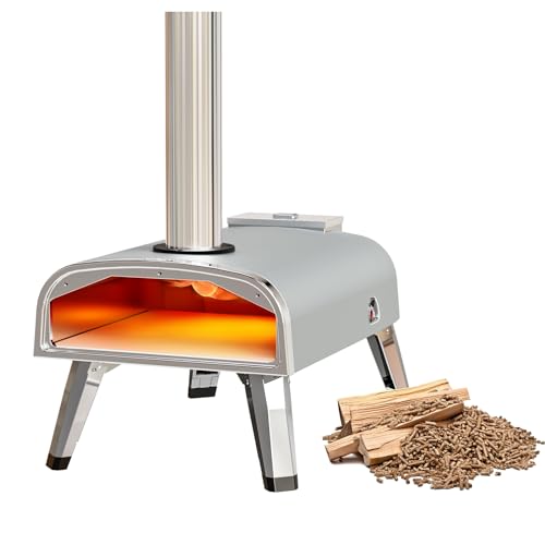 Aidpiza SP120G Pizza Oven Outdoor 12 Inch Wood Fired Pizza Ovens Pellet Pizza Stove thumb #6