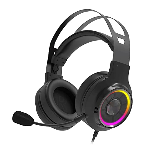 Marycan �Q�[�~���O�w�b�h�Z�b�g �}�C�N�APC���b�v�g�b�v�A�T���E���h�T�E���h�I�[�o�[�C���[�m�C�Y�L�����Z�����O�w�b�h�t�H���ARGB���C�g�t���{�����[���R���g���[���A�m�[�g�p�\�R���p�B