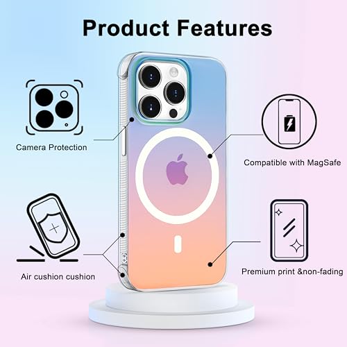 Coque iPhone 15 Pro transparente au design laser givré et doux