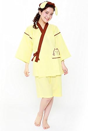 Amazon Co Jp Sazac サザック プリンなりきり甚平 耳付きねじりハチマキ付き レディースm L 服 ファッション小物