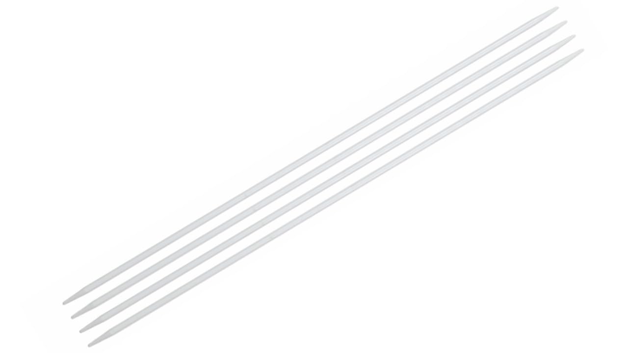Aarnav 4 X 20Cm Long Aluminium Double Pointed Knitting Needle (4 X 2.25Mm)