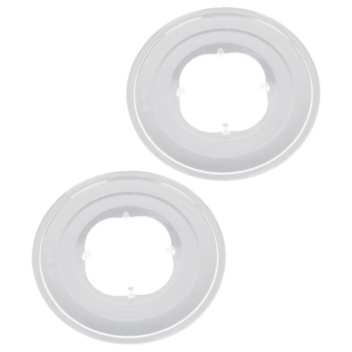 GRIRIW 2Pcs Transparent Flywheel Cover Durable Rear Hub Protector for Mountain Bike Accessories Lightweight Design Prevents Dirt and Mud from Spokes Easy to Clean and Maintain