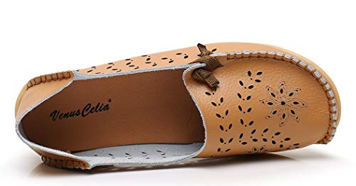 Image of VenusCelia Women's Comfort Walking Cute Flat Loafer