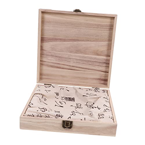 HAKIDZEL 1PC Practical Multi Purpose Tea Box Elegant PU Tea Cake Storage Box with Fine Polishing Smooth Finish Unique Design